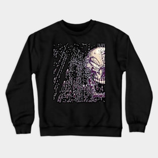 Skull in the rain Crewneck Sweatshirt